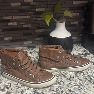 Brown High-Top women's Sneakers